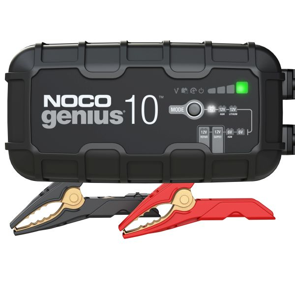 Incarcator baterii GENIUS10EU, putere incarcare: 6/12 V NOCO, curent schimbare: 10A, putere: 120/240V, tip baterie: AGM/EFB/GEL/Li-Ion/MF/WET [2]