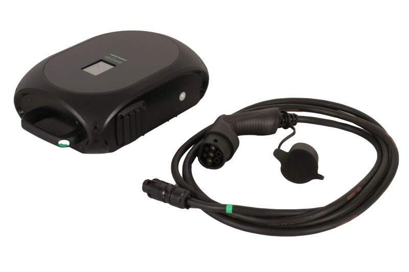 Incarcator perete EMONE Two, numar faze: 1, 7,4kW, culoare: negru, cablu tip 2 [1]