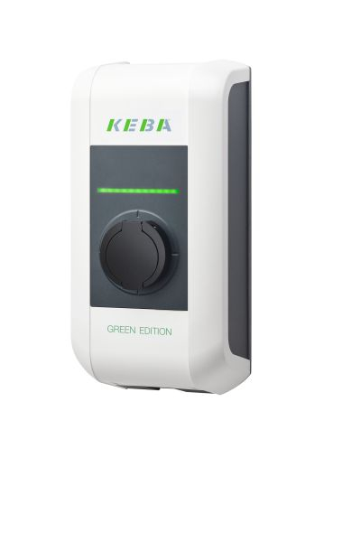 Incarcator perete P30 a-serie Green Edition 121 953, numar faze: 3, 22kW, colour: gri/alb, tip priza 2 (nicio posibilitate de testare UDT) a-serie EN Type2 3p Socket 22kW - GREEN [2]