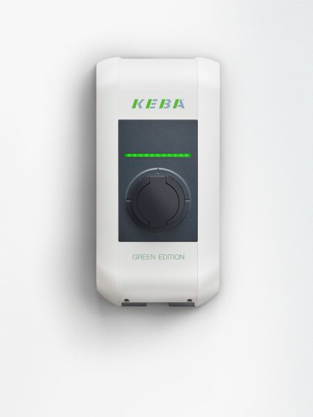 Incarcator perete P30 a-serie Green Edition 121 953, numar faze: 3, 22kW, colour: gri/alb, tip priza 2 (nicio posibilitate de testare UDT) a-serie EN Type2 3p Socket 22kW - GREEN [3]