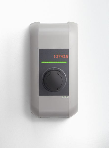 Incarcator perete P30 x-serie 109 651, numar faze: 3, 22kW, colour: gri, tip priza 2 x-serie EN Type2 Socket 22kW-WLAN/4G [2]