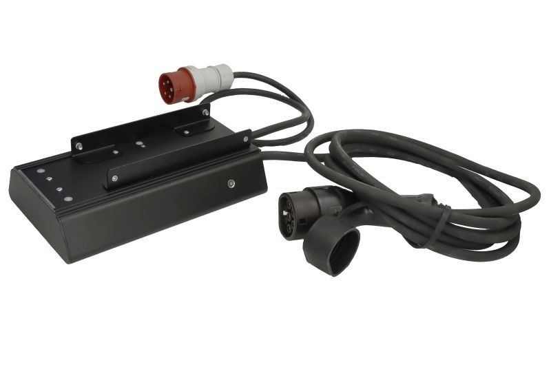 Incarcator perete Welly, numar faze: 3, 11kW, culoare: negru, cablu tip 2 WELLY Powder coated 9005S negru RCMB 3-Phase plug 6H [3]