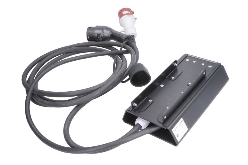 Incarcator perete Welly, numar faze: 3, 22kW, culoare: negru, cablu tip 2 WELLY Powder coated 9005S negru RCMB 3-Phase plug 6H [3]