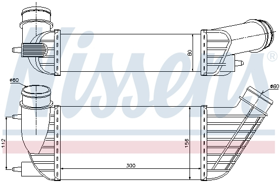 Intercooler CITROEN C8, JUMPY; FIAT SCUDO; LANCIA PHEDRA; PEUGEOT 807, EXPERT, EXPERT TEPEE; TOYOTA PROACE 2.0D dupa 2006 [1]