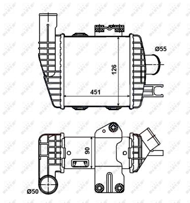 Intercooler HYUNDAI TUCSON; KIA SPORTAGE 2.0D dupa 2004 [1]