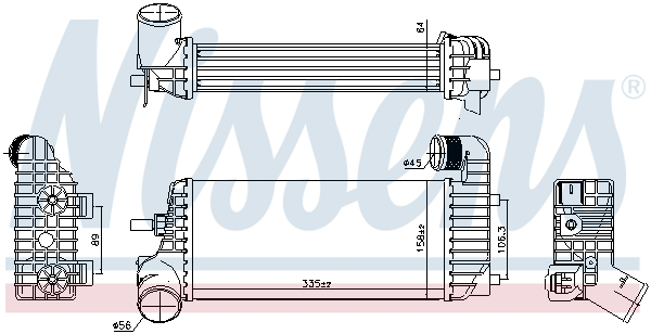Intercooler potrivit FORD FOCUS III 1.0-Electric 07.10- [1]