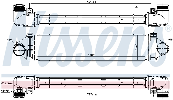 Intercooler potrivit FORD GALAXY II, GALAXY MK II, MONDEO IV, S-MAX 2.0 03.10-06.15 [3]