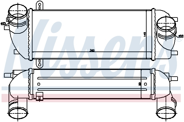 Intercooler potrivit HYUNDAI SANTA FÉ II 2.0D/2.2D 01.09-12.12 [3]