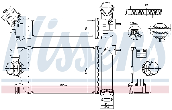 Intercooler potrivit NISSAN MICRA V 1.5D 12.16- [1]