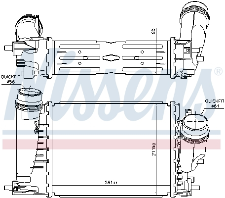 Intercooler potrivit RENAULT ESPACE V, GRAND SCENIC IV, MEGANE IV, SCENIC IV, TALISMAN 1.6/1.6D/1.8 02.15- [3]