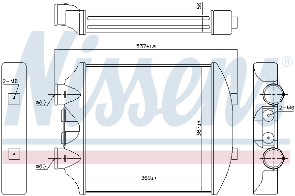 Intercooler potrivit SEAT IBIZA III 1.8/1.9D 01.04-02.08 [1]