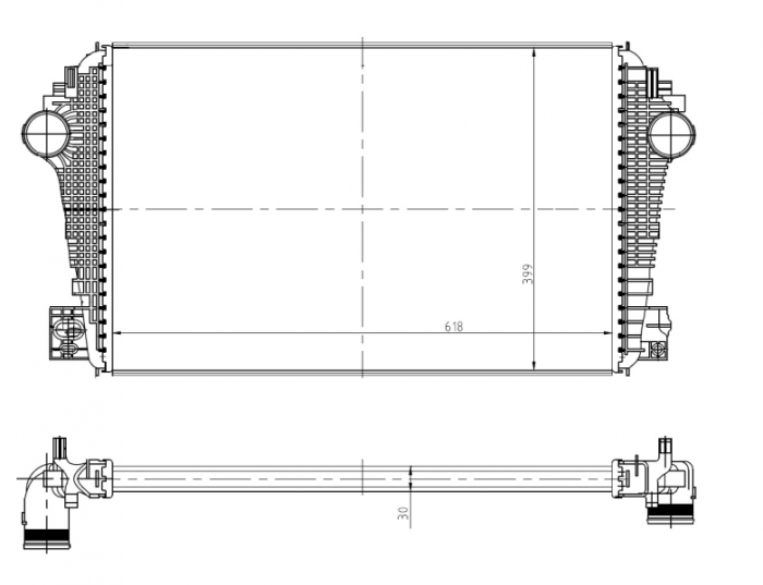 Intercooler potrivit VW AMAROK 2.0/2.0D 09.10- [3]