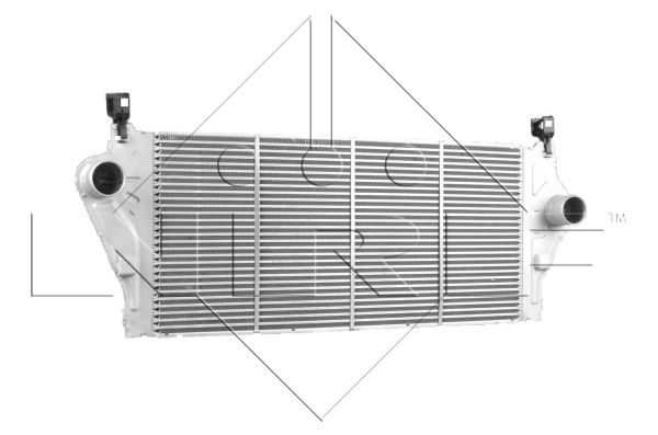 Intercooler RENAULT ESPACE IV, LAGUNA II, VEL SATIS 1.9D/2.0 dupa 2001 [1]