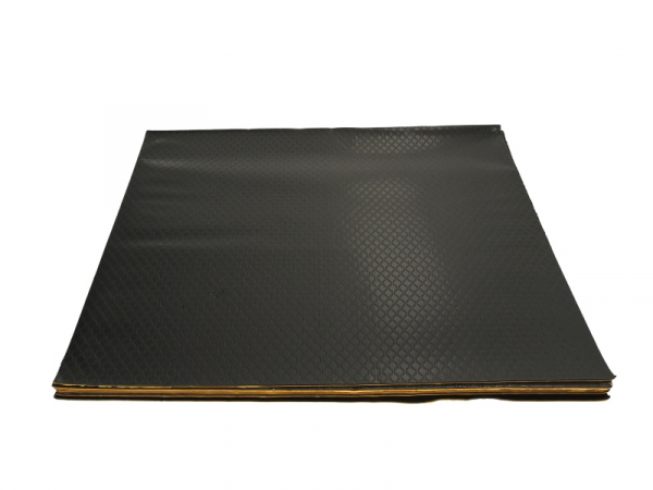 Izolatie antifonica soft bituminos negru, dimensiuni 500mm 500mm, cantitate pachet: 10 piese