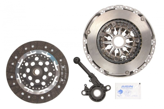 Kit ambreiaj cu rulment hidraulic (Cu capac ambreiaj; cu cilindru sclav ambreiaj central; cu placa de presiune, 240mm) potrivit NISSAN PRIMERA; RENAULT MEGANE II, SCENIC II 1.9D 08.02- [2]