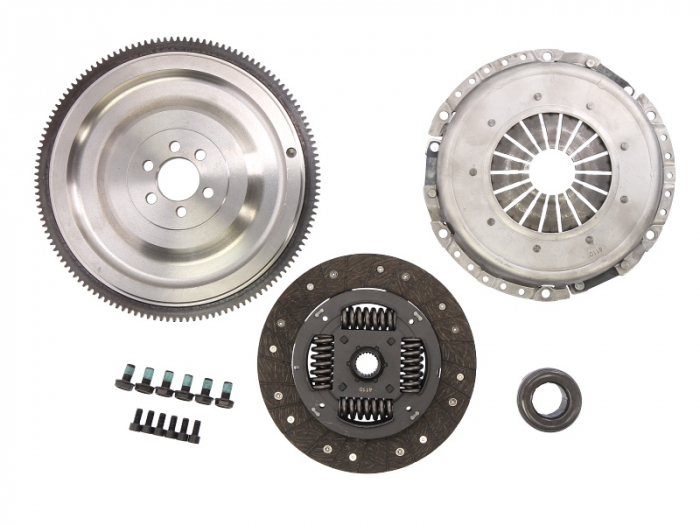 Kit ambreiaj cu volanta rigida si rulment de presiune (228,6mm) potrivit AUDI A4 B5, A4 B6, A6 C5; SKODA SUPERB I; VW PASSAT B5, PASSAT B5.5 1.9D 01.95-03.08 [1]