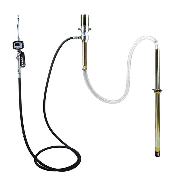 Kit montare aparat gresare pneumatic pompa de ulei cu un randament de 1:1, cu un pistol cu ​​debitmetru, furtun 4m [2]