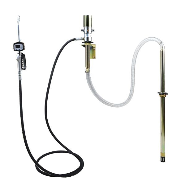Kit montare aparat gresare pneumatic pompa de ulei cu un randament de 1:1, cu un pistol cu ​​debitmetru, furtun 4m [1]
