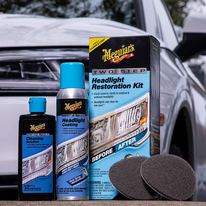 Kit polish faruri Meguiar's, fara masina polish, Two Step Headlight Restoration Kit EU [3]