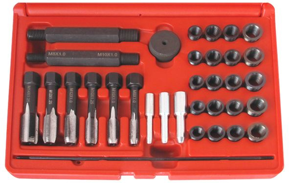 Kit reparatie filet actionare manuala, dimensiune filet: M10x1,0/M10x1,25/M12x1,0/M12x1,25/M14x1,25/M8x1,0 mm [2]