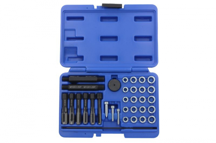 Kit reparatie filet actionare manuala, dimensiune filet: M10x1,0/M10x1,25/M12x1,0/M12x1,25/M14x1,25/M8x1,0 mm [1]