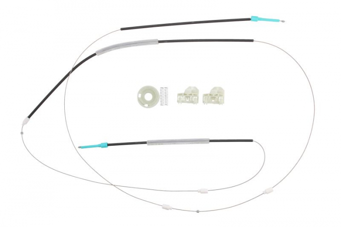 Kit reparatie macara geam fata dreapta set, electric VW POLO intre 1994-2001 [2]