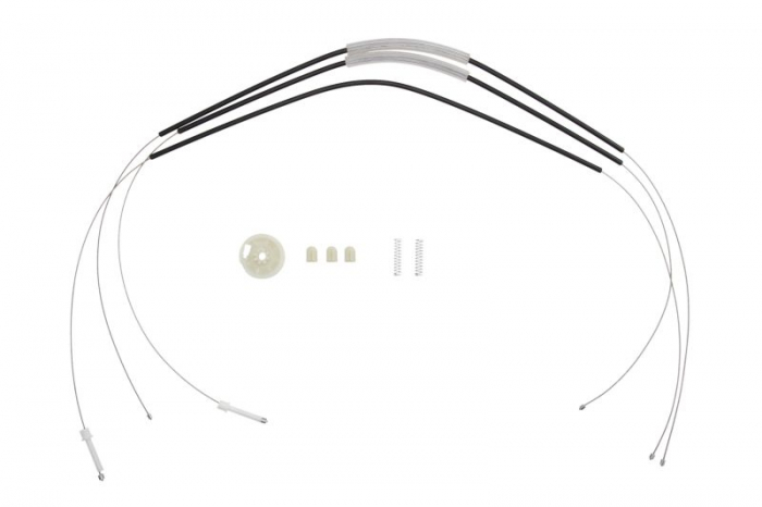 Kit reparatie macara geam fata stanga/dreapta cablu, electric CITROEN BERLINGO; PEUGEOT PARTNER, PARTNERSPACE intre 1996-2015 [2]