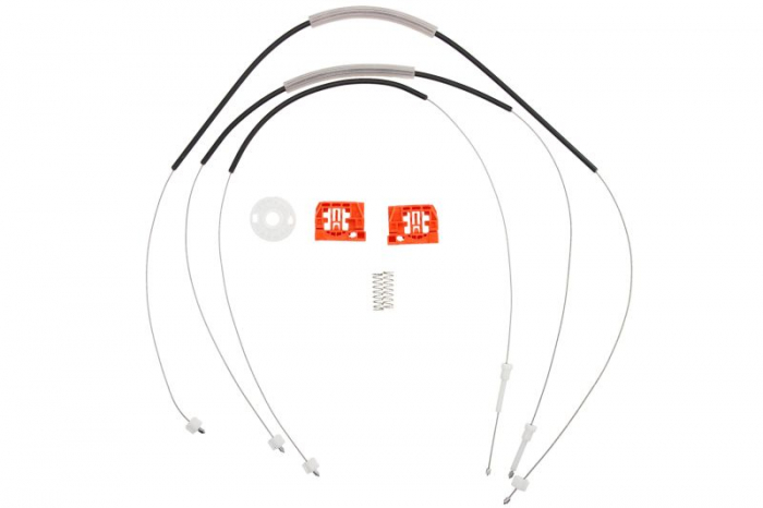 Kit reparatie macara geam fata stanga/dreapta set, electric VW CADDY III, TOURAN intre 2003-2015 [2]