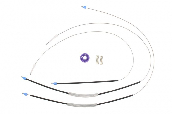 Kit reparatie macara geam fata stanga set, electric SEAT ALTEA, ALTEA XL, TOLEDO III dupa 2004 [1]