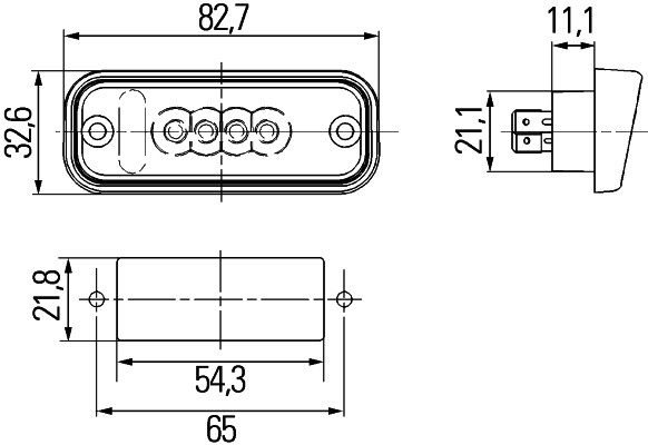 Lampa numar inmatriculare [2]