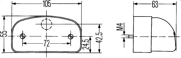 Lampa numar inmatriculare [2]