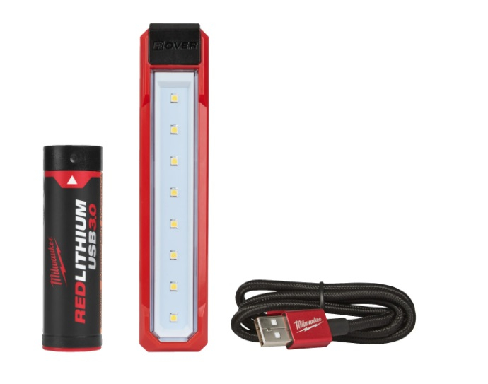Lanternă de buzunar reîncărcabilă USB Milwaukee L4FL-301, cod 4933479763, 1 x L4 B3 acumulator, Cablu USB, Blister [2]