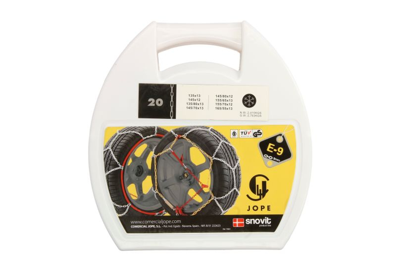 Lanturi zapada JOPE, autoturisme, certificat O-NORM, Cert austriac. V-5117, marime: 135/80R13; 135R13; 145/70R13; 145/80R12; 145R12; 155/55R14; 155/65R13; 155/70R12; 165/55R13 [2]