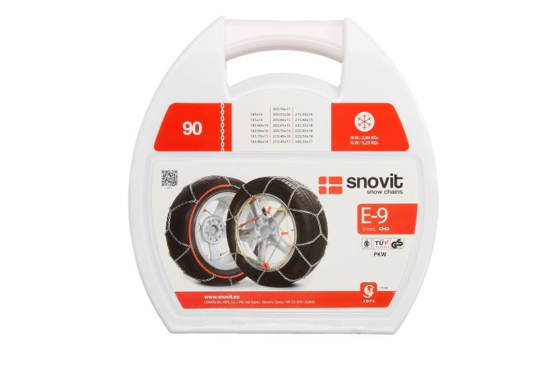 Lanturi zapada JOPE, autoturisme, certificat O-NORM, Cert austriac. V-5117, marime: 175/80R15; 175R15; 185/80R14; 185R14; 195/60R16; 195/70R15; 195/80R14; 195R14; 205/45R18; 205/50R17; 205/55R16; 2 [3]
