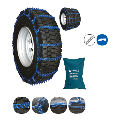 Lanturi zapada VERIGA, camioane, cu crampoane; scara, marime: 10.00R22.5; 10.10R22.5; 10R22.5 MICH XD; 11/70R22.5; 275/70R22.5; 295/60R22.5 [3]