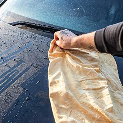 Laveta piele naturala pentru stergere suprafete ude Chamios Meguiar's [5]