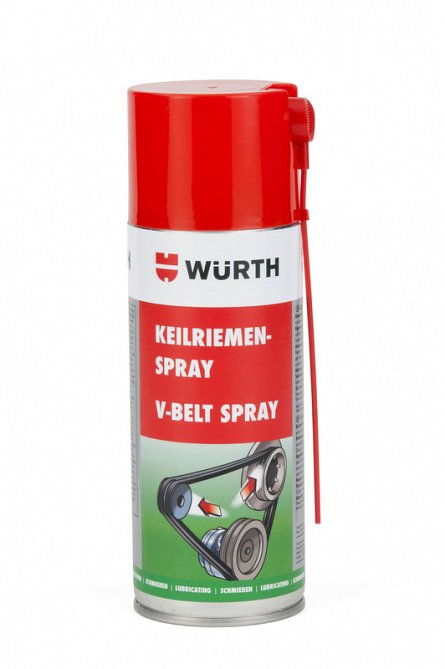 Spray lubrifiant curele trapezoidale Wurth, 400 ml