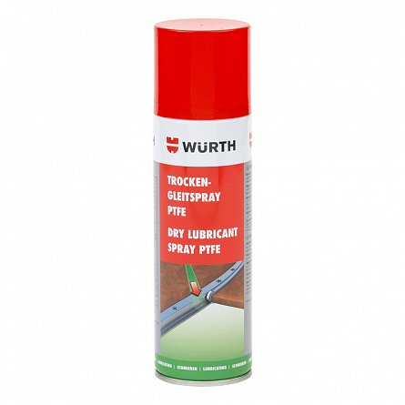 Spray lubrifiant uscat cu teflon PTFE Wurth, 300 ml pieseautoscan.ro imagine noua 2022