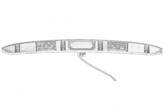 Lumina numar panel (negru) BMW Seria 3 (E46) 1.6-3.0D intre 1997-2005 [2]
