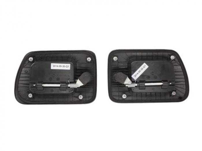 Maner set stanga/dreapta exterior, cu chei, cu incuietoare, negru IVECO EUROCARGO I-III, EUROTECH MH, EUROTECH MP, STRALIS intre 2003-2010 [2]