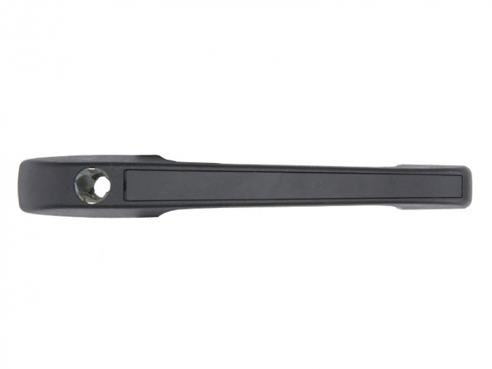 Maner usa Fata Dreapta exterior, cu locas incuietoare, crom/negru potrivit VW CADDY I, GOLF II, JETTA II, PASSAT B2, POLO, POLO CLASSIC, POLO II, SCIROCCO 0.9-2.2 1979-1994 [1]