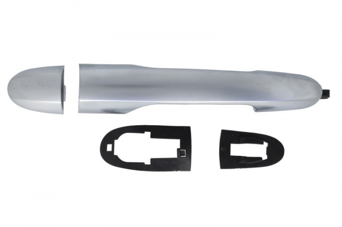 Maner usa fata/spate dreapta exterior, argintiu, FIAT 500L dupa 2012 [2]