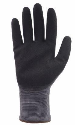 Manusi de protectie, ACTIVE GRIP, nitril, marime: 9/L, 12 perechi, culoare: gri/negru, durabilitate: EN 388 4121A; EN 420, cum se foloseste: reutilizabil [1]