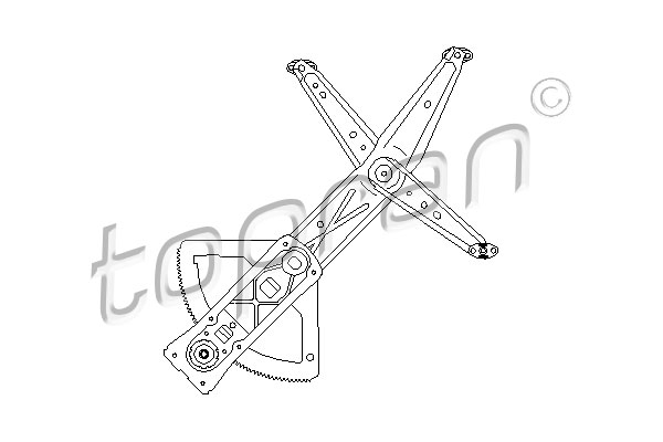 Mecanism actionare geam Fata Dreapta (manual) potrivit OPEL CORSA B 03.93-09.00 [1]