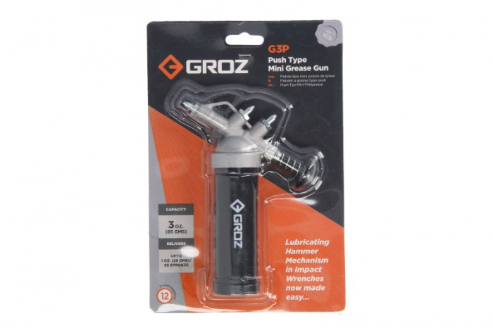 Mini pistol ungere PROFITOOL 85g, destinat lubrifierii și ungerii unelte pneumatice (presiunea de împingere 69 bar), 3 vârfuri incluse 0,7/1,0/1,4 mm [3]