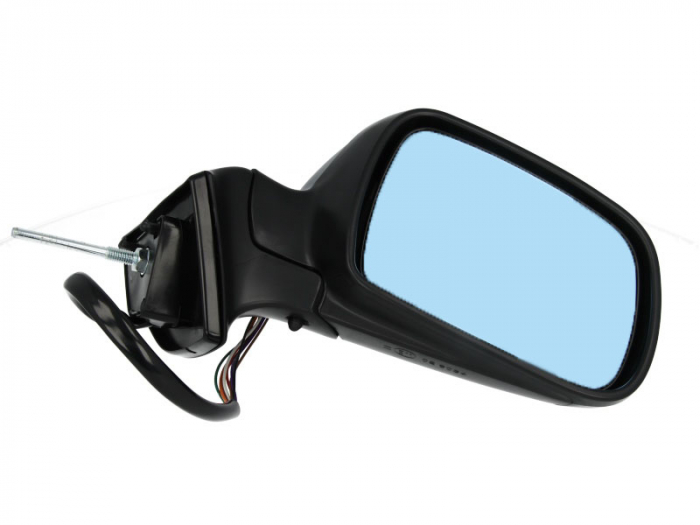 Oglinda dreapta electrica incalzita, albastra, grunduita, pliabila electrica, cu senzor temperatura PEUGEOT 407 intre 2004-2010 [1]