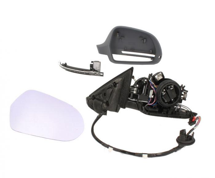 Oglinda dreapta electrica incalzita, grunduita, pliabila electric AUDI A3 intre 2008-2012 [1]