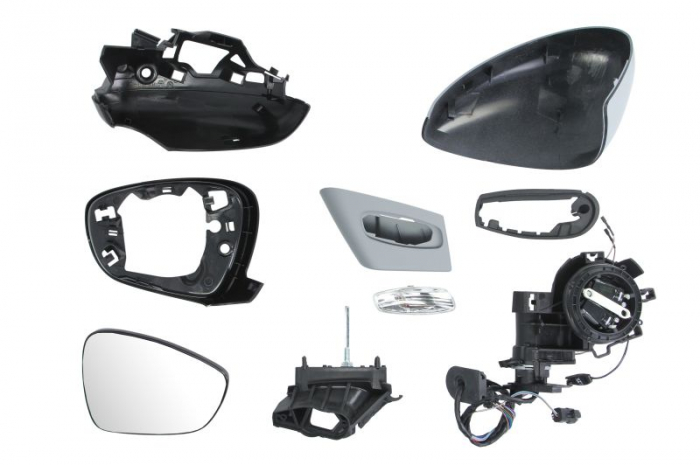 Oglinda dreapta electrica incalzita, grunduita, pliabila electrica, cu senzor temperatura CITROEN C5 III dupa 2008 [1]