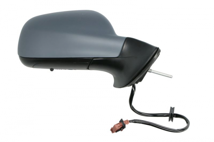 Oglinda dreapta PEUGEOT 407 intre 2004-2010 electrica, incalzita, convex, albastru, cu carcasa,cu senzor temperatura [3]