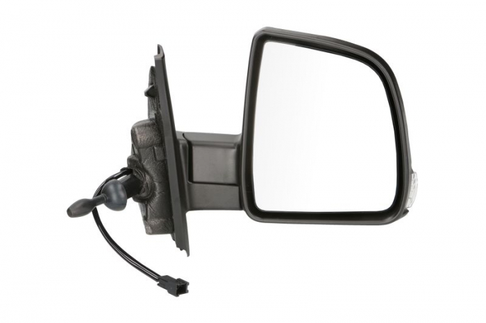 Oglinda laterala Dreapta mecanic, crom, cu senzor de temperatura potrivit OPEL COMBO TOUR, COMBO/MINIVAN [1]